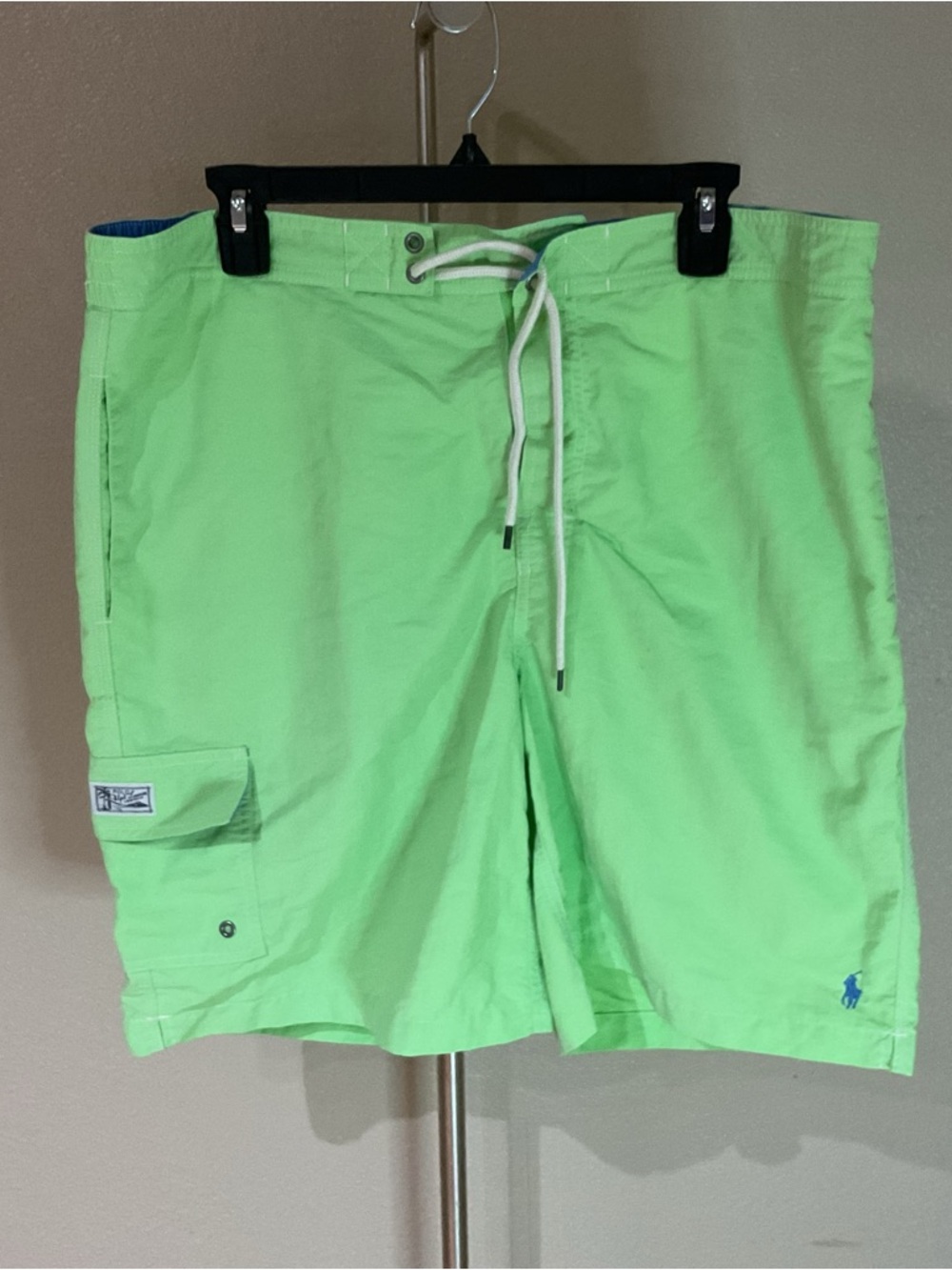 Polo Ralph Lauren Neon Green Swim Trunks Size XL